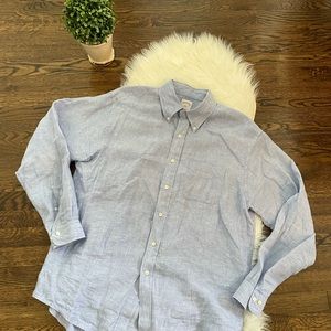 Brooks Brothers Linen Mens Shirt